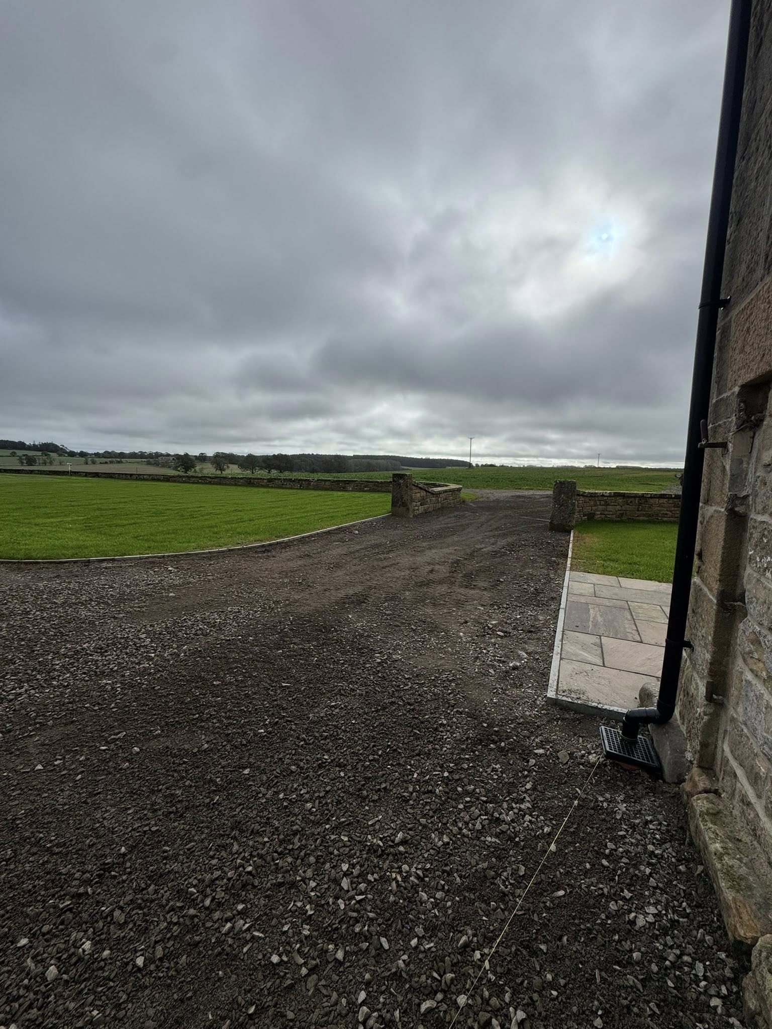 Road Surface Works for Barn Conversion - Northumberland