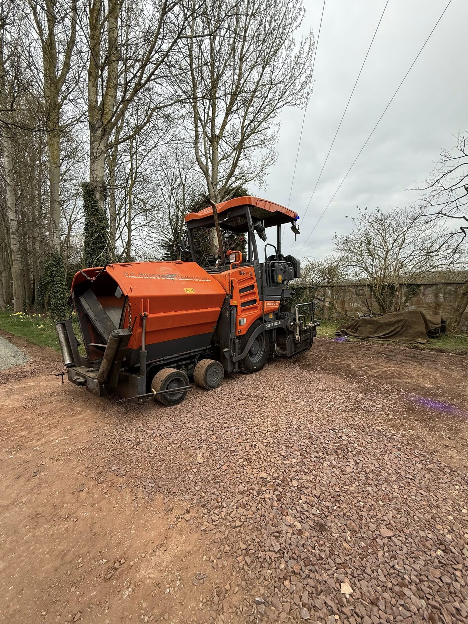Dirt to Tarmac Driveway Transformation - East Linton