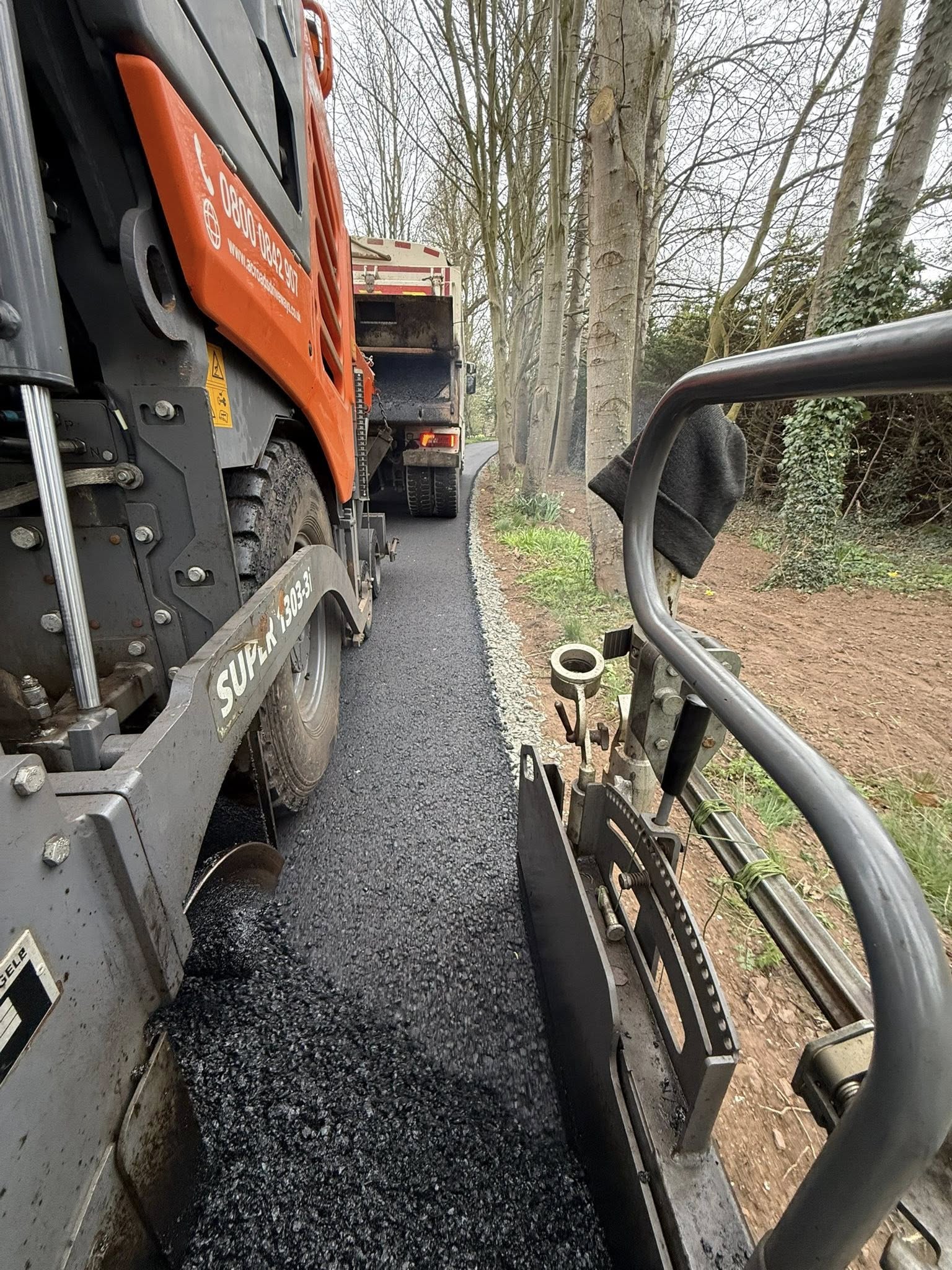 Dirt to Tarmac Driveway Transformation - East Linton