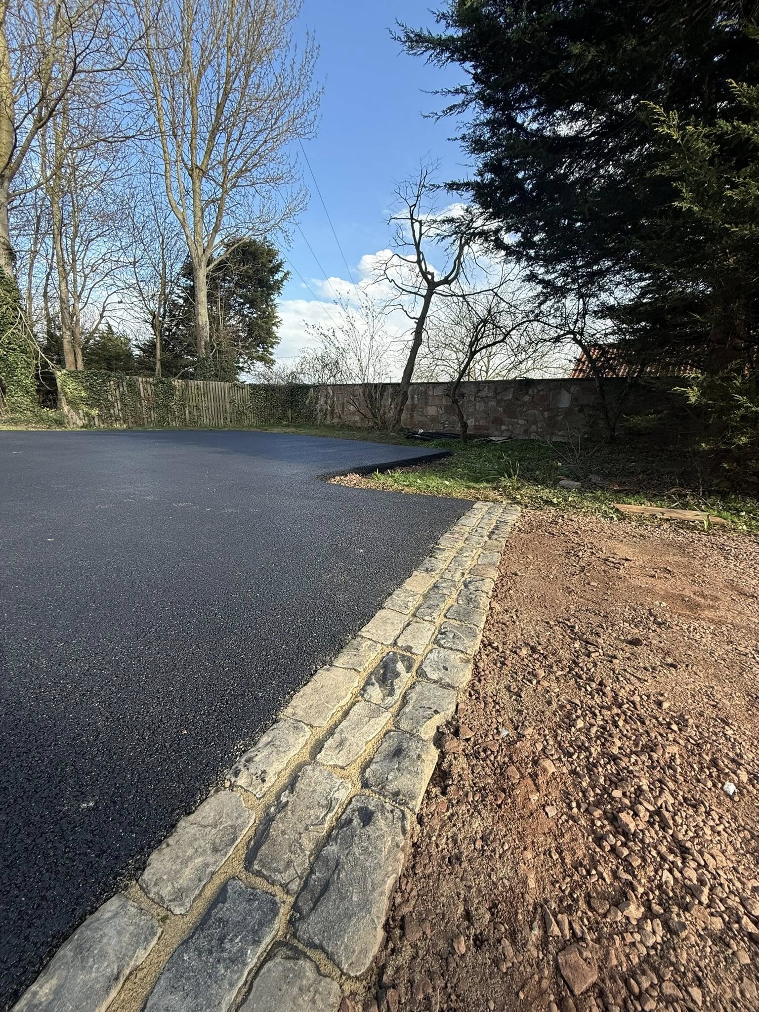 Dirt to Tarmac Driveway Transformation - East Linton