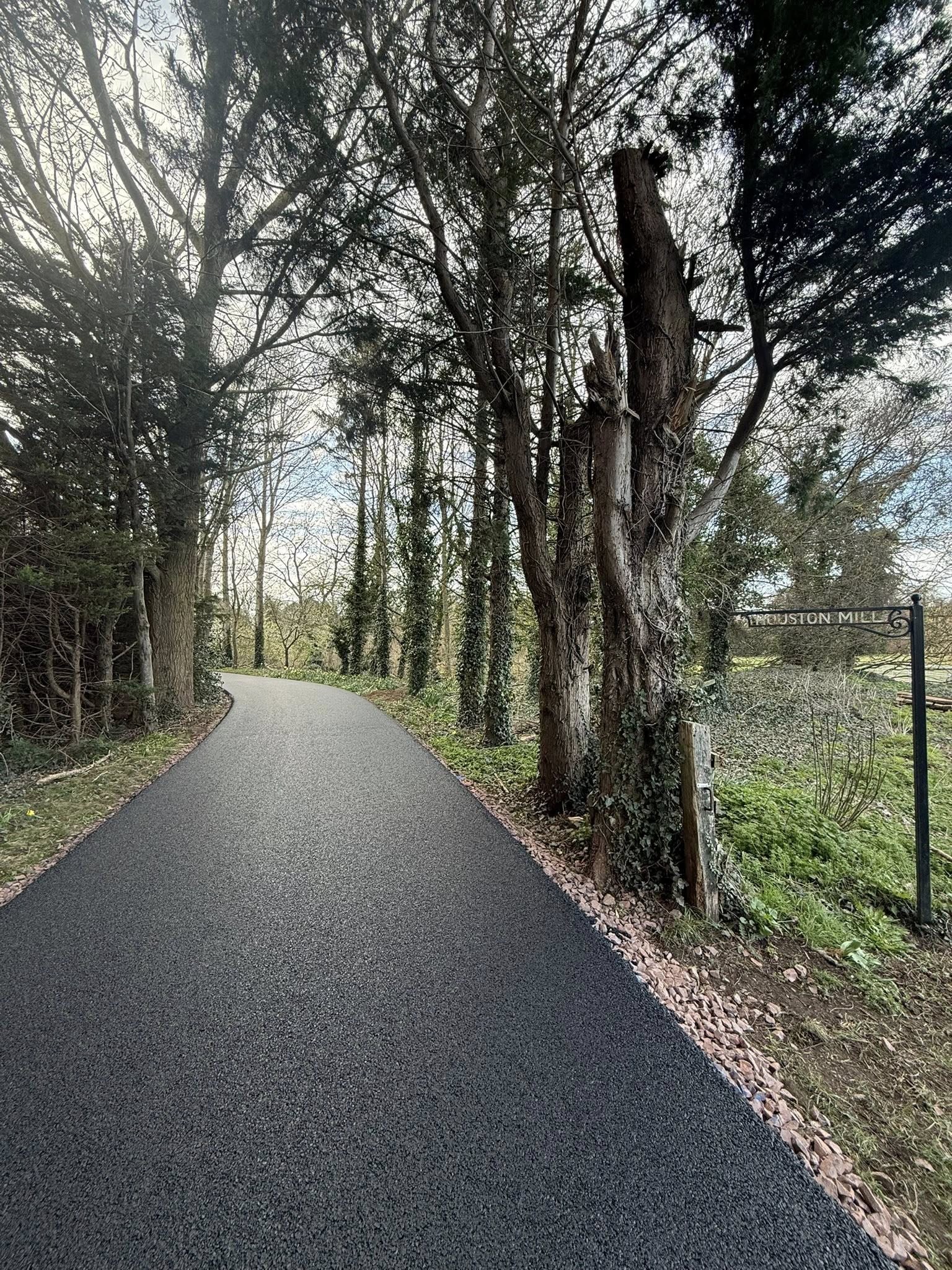Dirt to Tarmac Driveway Transformation - East Linton