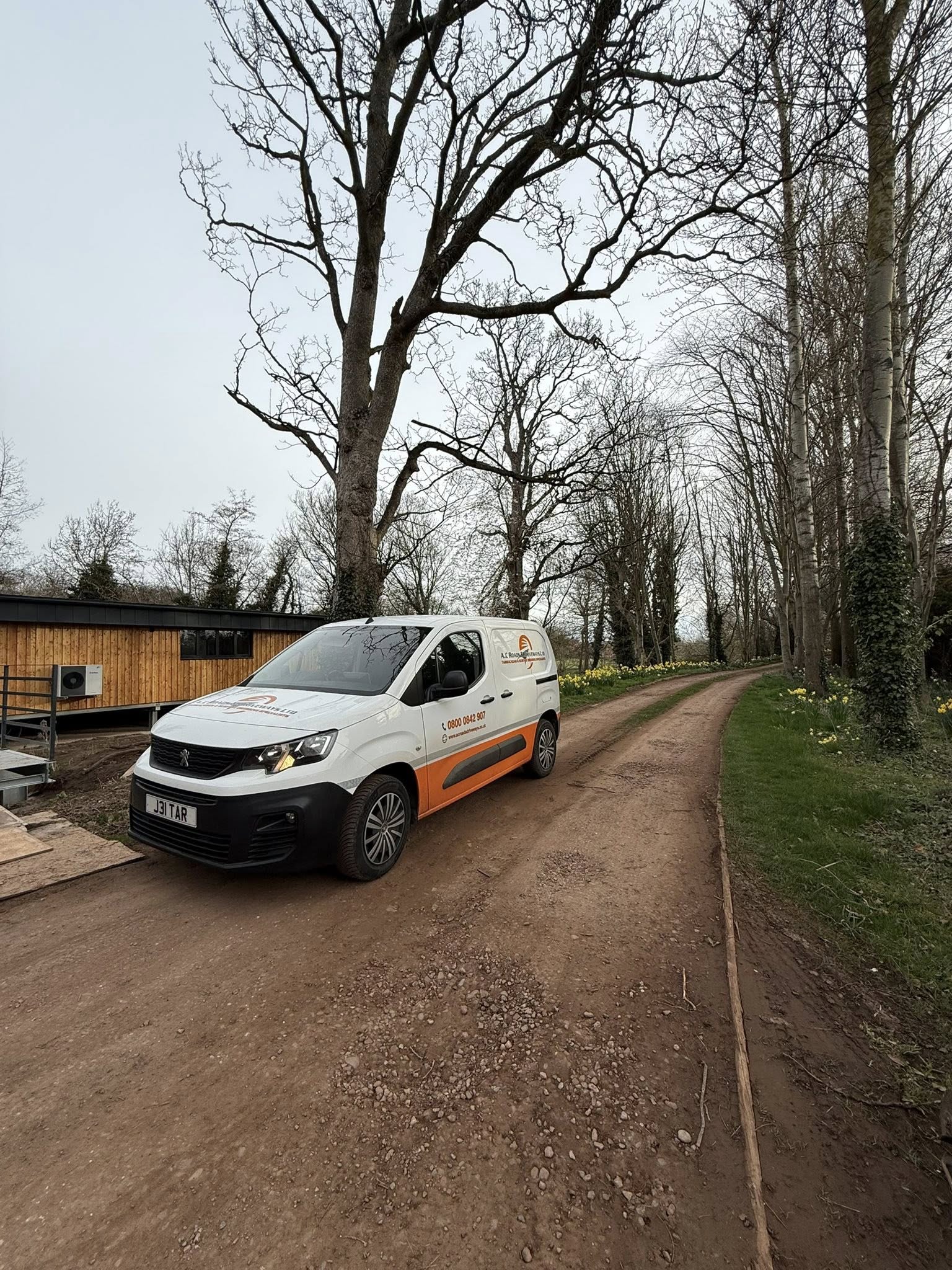 Dirt to Tarmac Driveway Transformation - East Linton