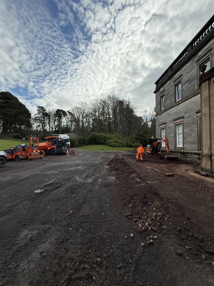 Removing the existing disintegrated surface