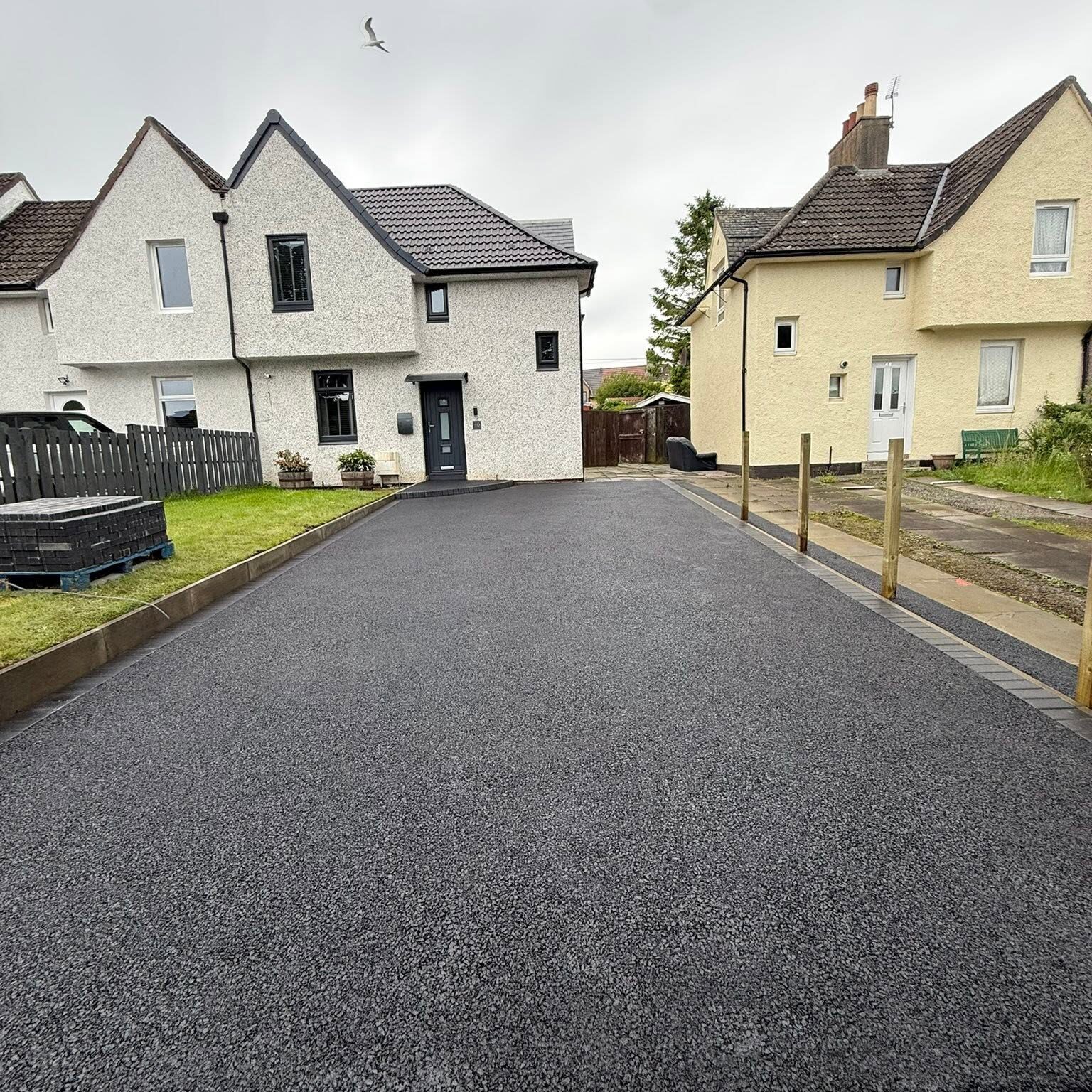 New Tarmac Driveway with Edging and Step - Rosyth, Fife