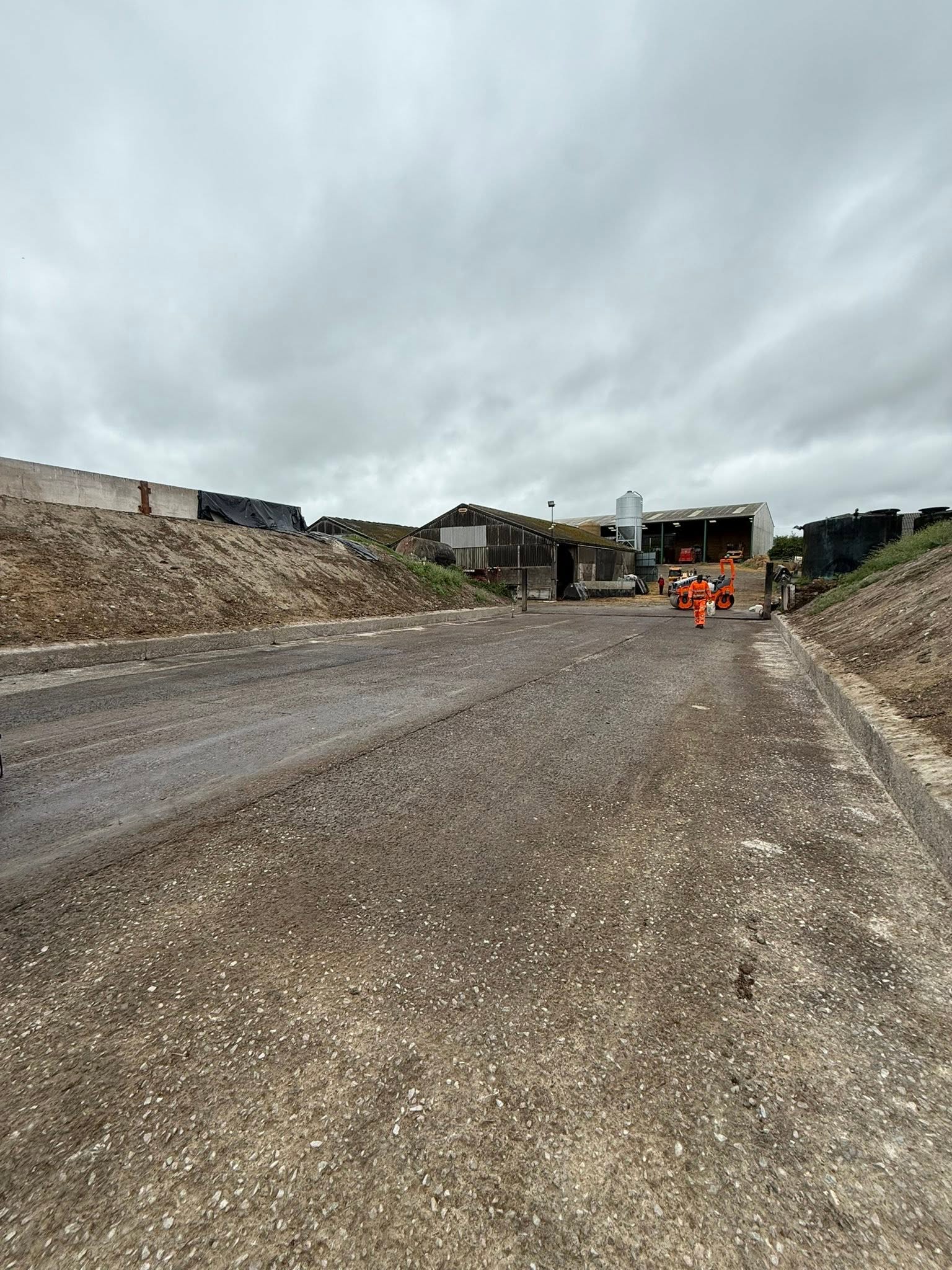 Silage Clamp Floor Resurfacing - St Boswells, Borders