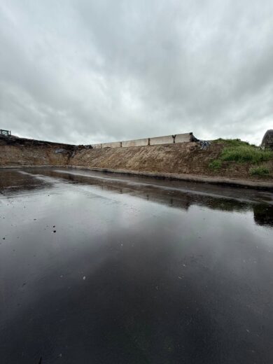 Silage Clamp Floor Resurfacing - St Boswells, Borders