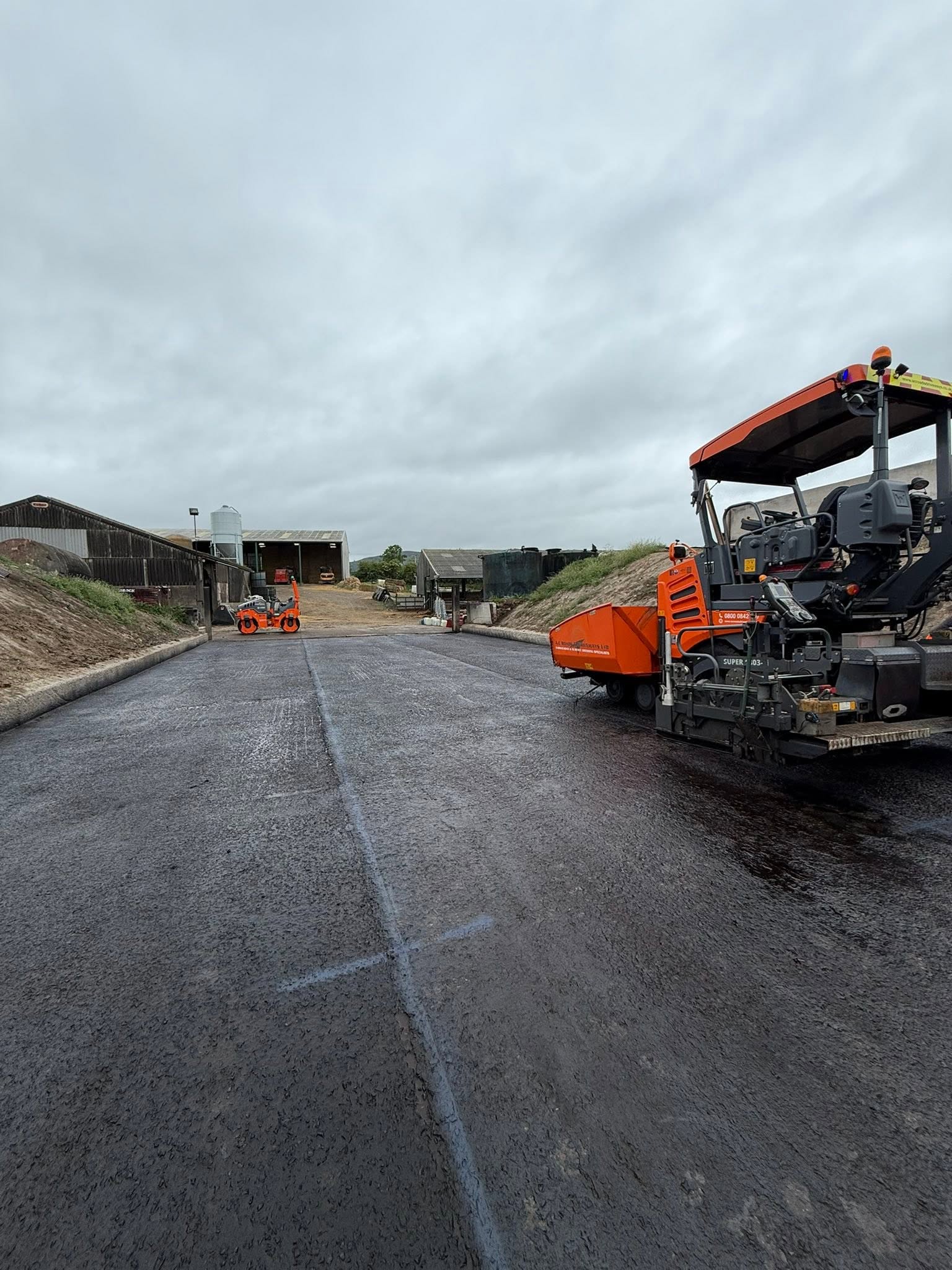Silage Clamp Floor Resurfacing - St Boswells, Borders