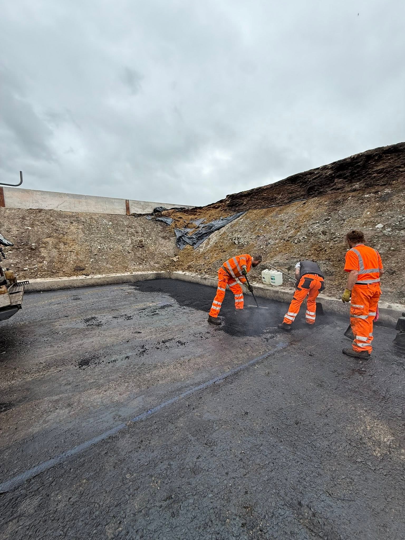 Silage Clamp Floor Resurfacing - St Boswells, Borders
