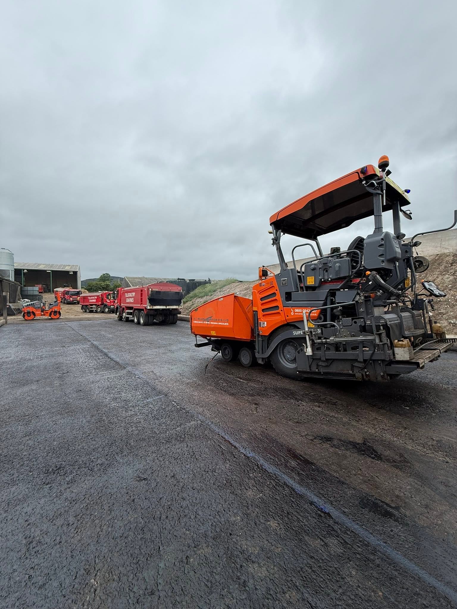 Silage Clamp Floor Resurfacing - St Boswells, Borders