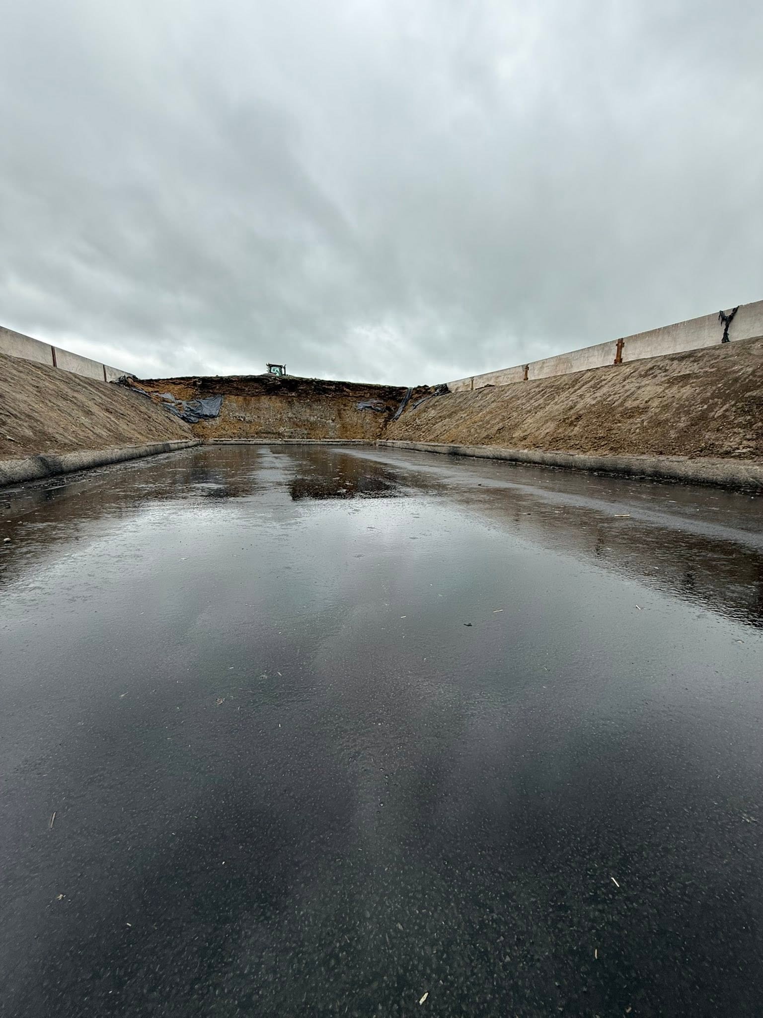 Silage Clamp Floor Resurfacing - St Boswells, Borders