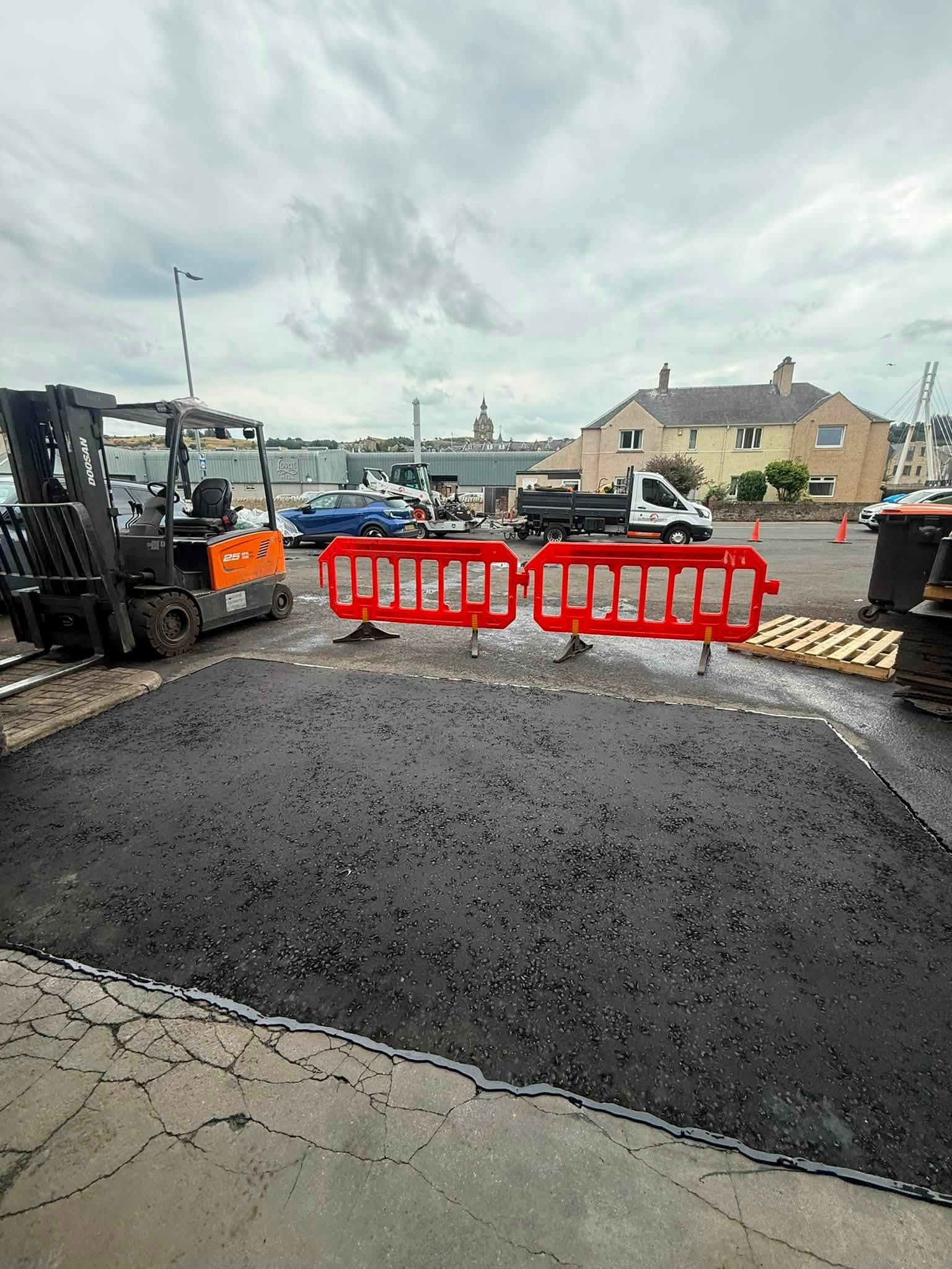 Tarmac Repairs for Commercial Client - Hawick, Borders