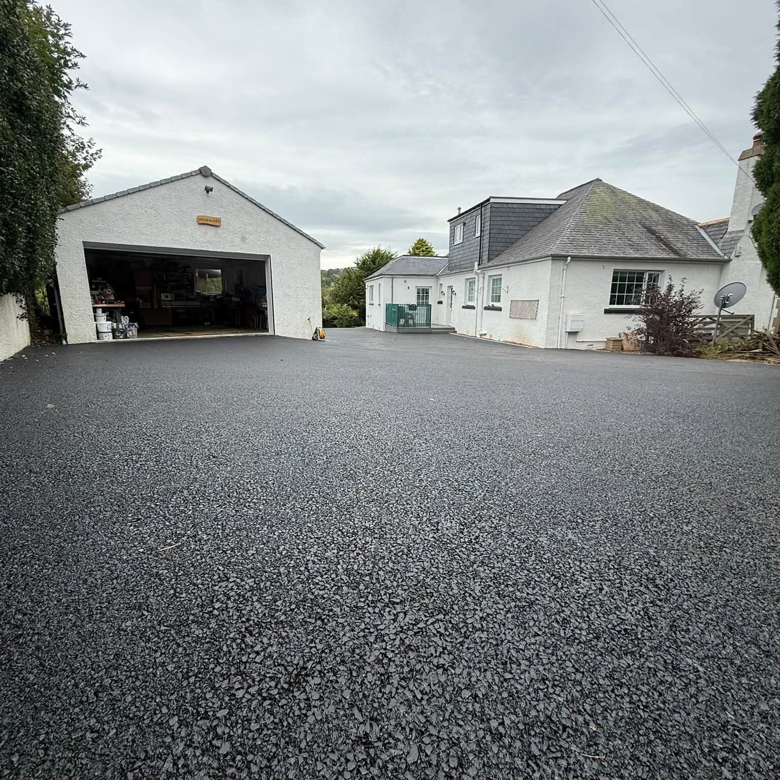 Gravel to Tarmac Driveway Transformation - Jedburgh, Scotland