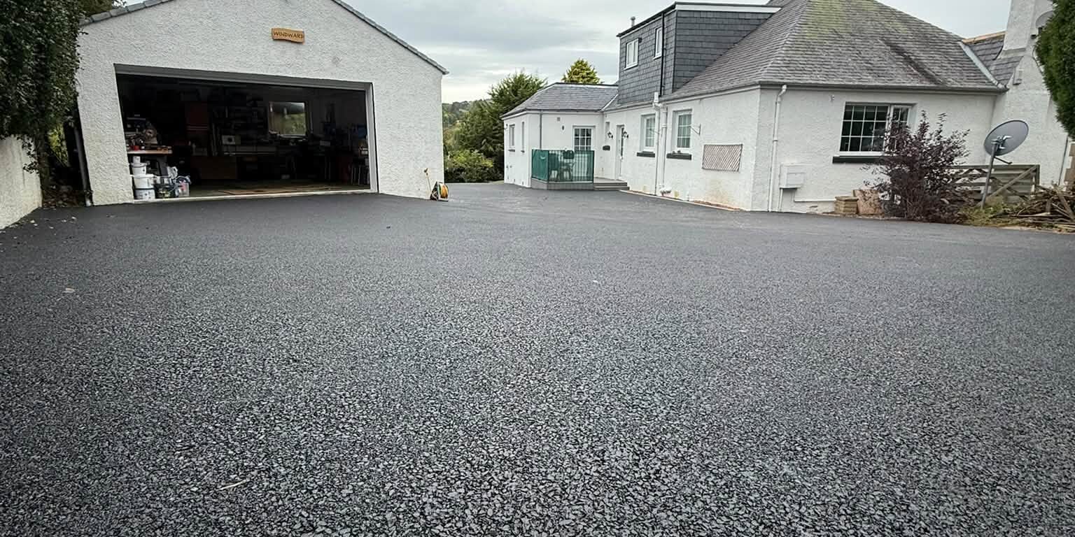 Gravel to Tarmac Driveway Transformation - Jedburgh, Scotland