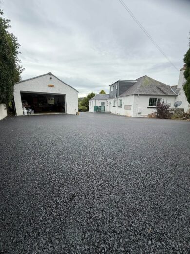 Gravel to Tarmac Driveway Transformation - Jedburgh, Scotland