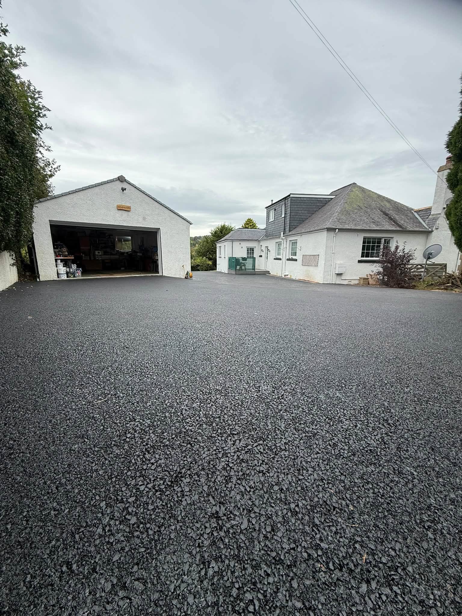 Gravel to Tarmac Driveway Transformation - Jedburgh, Scotland