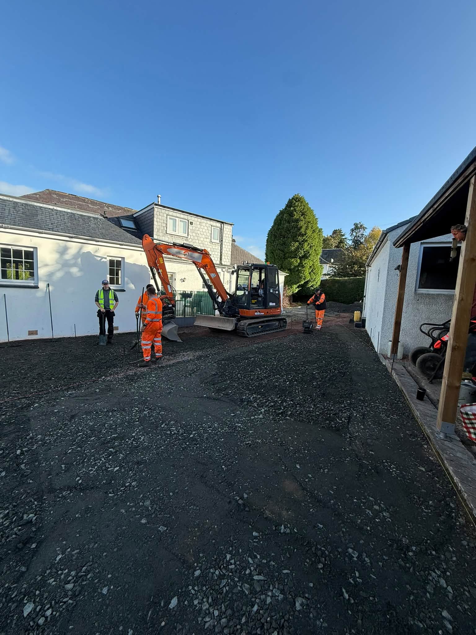 Gravel to Tarmac Driveway Transformation - Jedburgh, Scotland