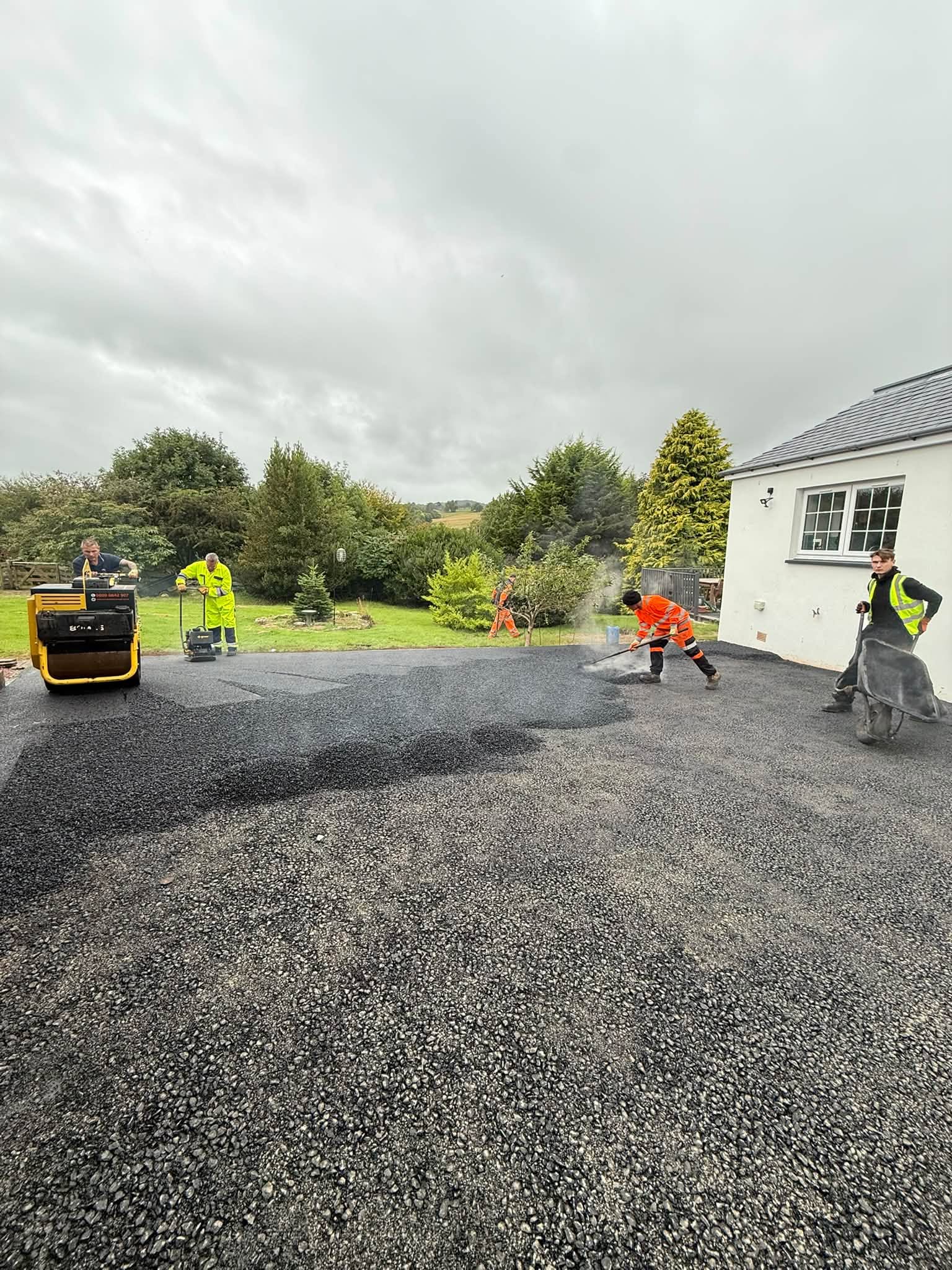 Gravel to Tarmac Driveway Transformation - Jedburgh, Scotland