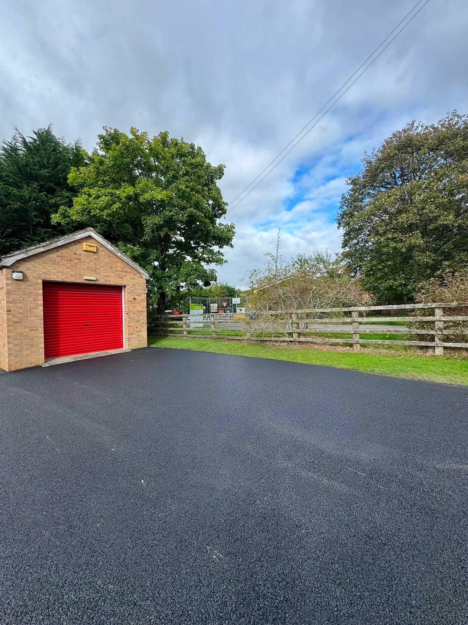 Resurfacing Allendale Fire Station - Northumberland