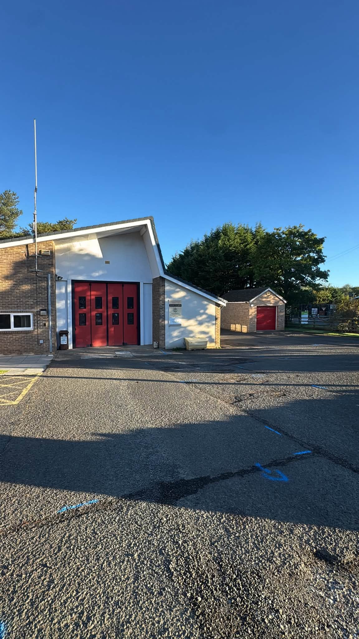 Resurfacing Allendale Fire Station - Northumberland